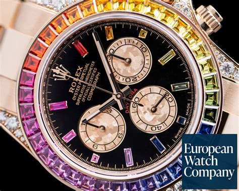 fake rolex rainbow watch|rolex 116595 rainbow price.